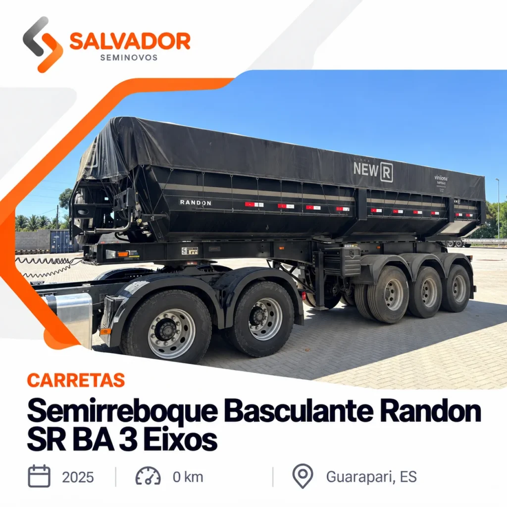 Carreta S. Reboque Basculante Randon, foto 1