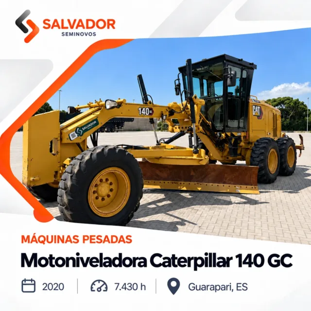 Motoniveladora Caterpillar 140GC seminovo
