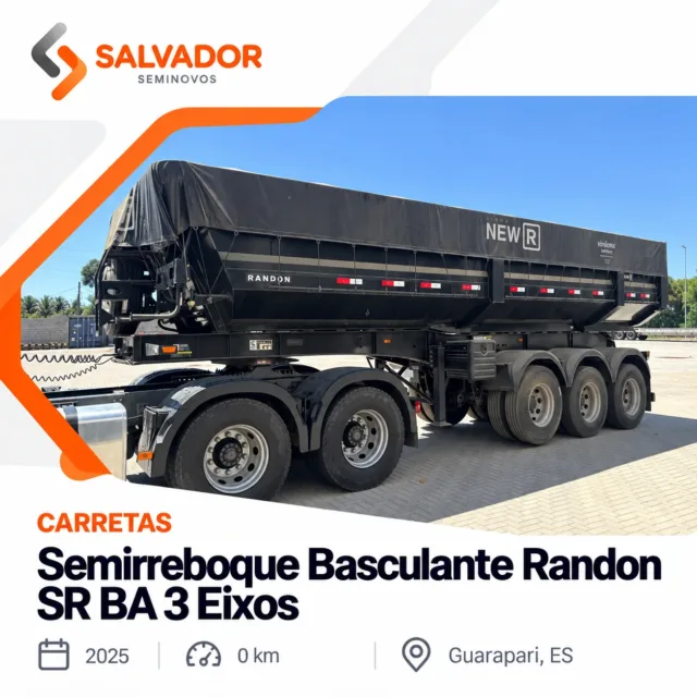 Carreta S. Reboque Basculante Randon seminovo