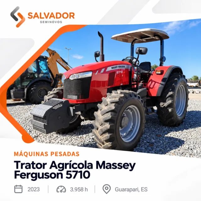 Trator Agrícola Massey Ferguson 5710 seminovo